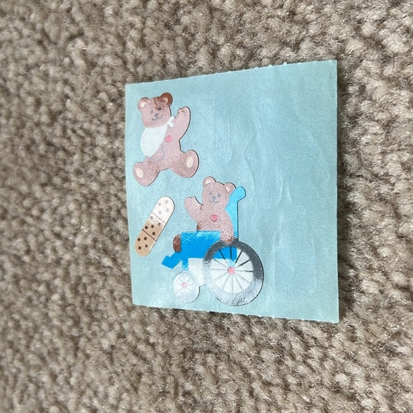 Vintage Sandylion Sticker Designs Medical Bear Stickers in Kromekote Finish - Picture 2 of 3